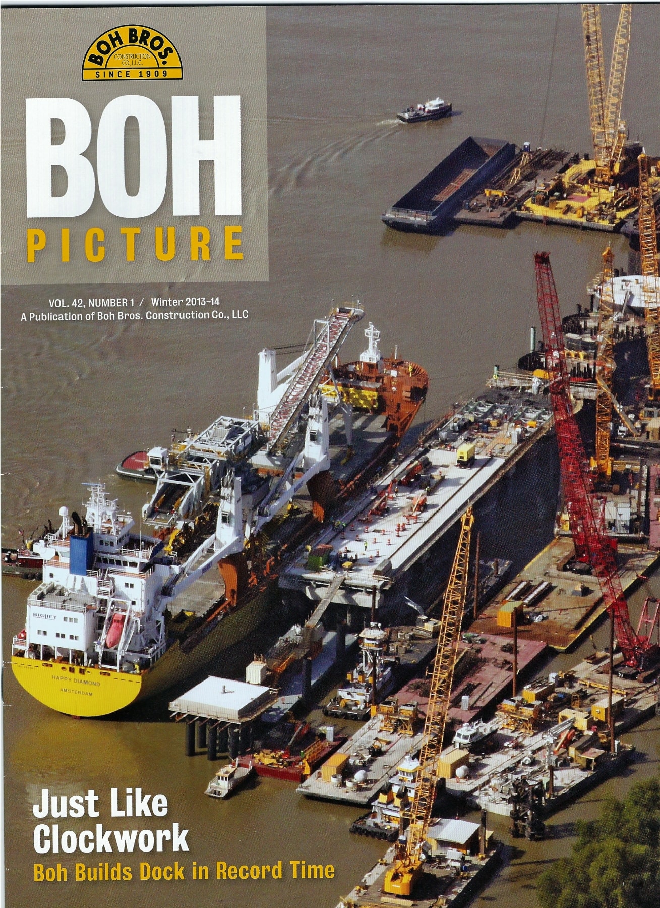 Boh Picture magazine cover — Boh Bros. Construction Co., Winter 2013–14